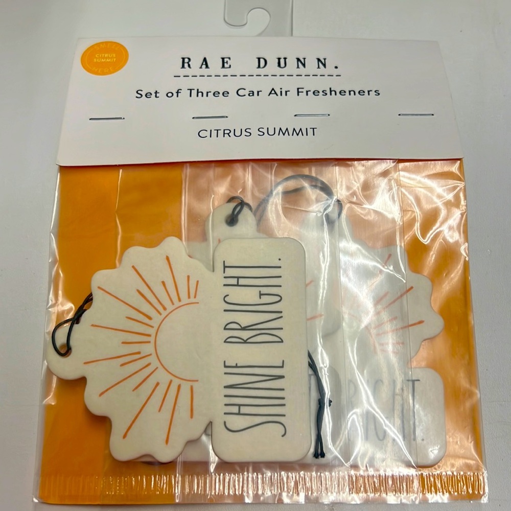 Rae Dunn Citrus Summit Car Air Fresheners